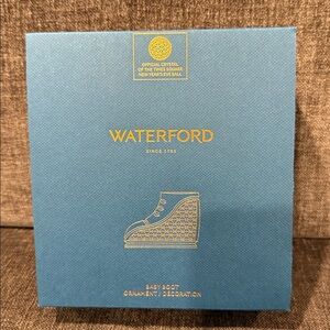 Waterford Crystal Baby Boot Ornament